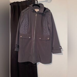 Michael Kors Long Coat Hooded Jacket